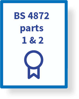 BS 4872 parts 1 and 2 certification