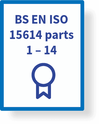 BS EN ISO 15614 parts 1-14 certification