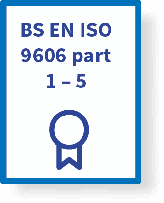 BS EN ISO 9606 parts 1-5 certification